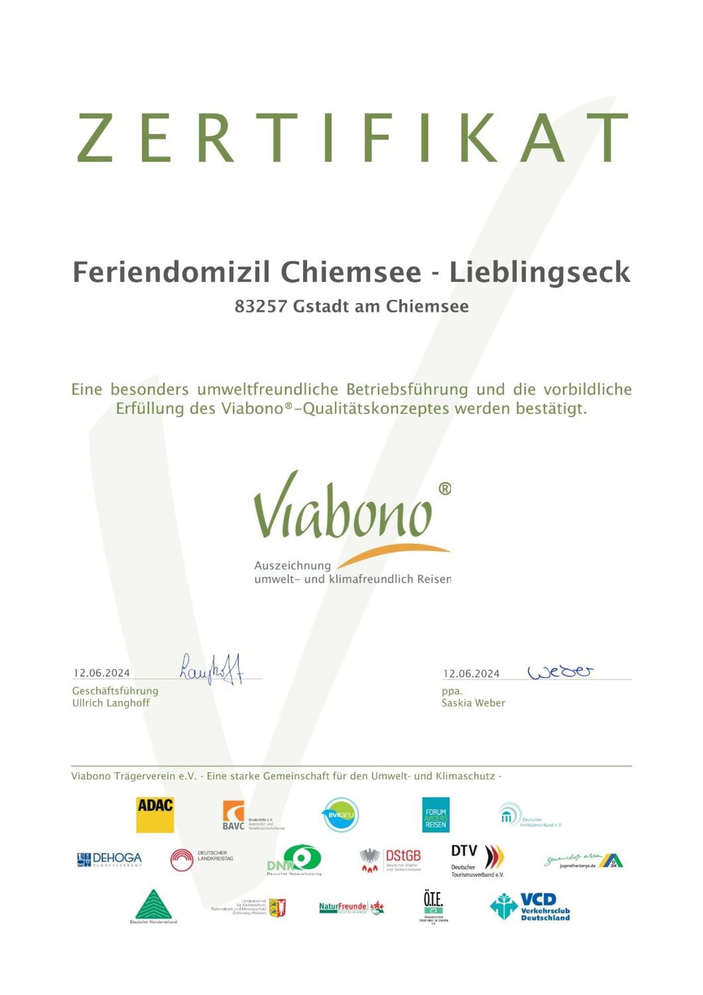 Lieblingseck Nachhaltige 5 Sterne Ferienwohnung Direkt Am Chiemsee Gstadt am Chiemsee Esterno foto